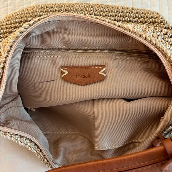 the sak Perfect Woven Tan Shoulder Bag - Picture 4 of 6